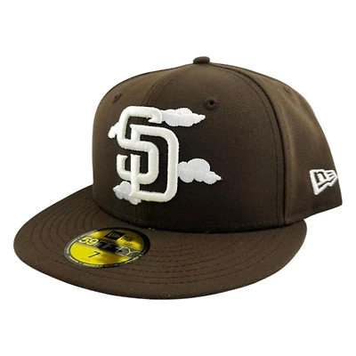 San Diego Padres Brown Cloud Collection New Era 59FIFTY Fitted Hat