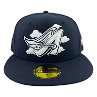 Los Angeles Angels Navy Cloud Collection New Era 59FIFTY Fitted Hat