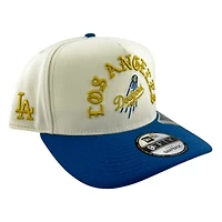 Los Angeles Dodgers Chrome and Blue Arch Summer of Chrome New Era 9FIFTY A-Frame Hat