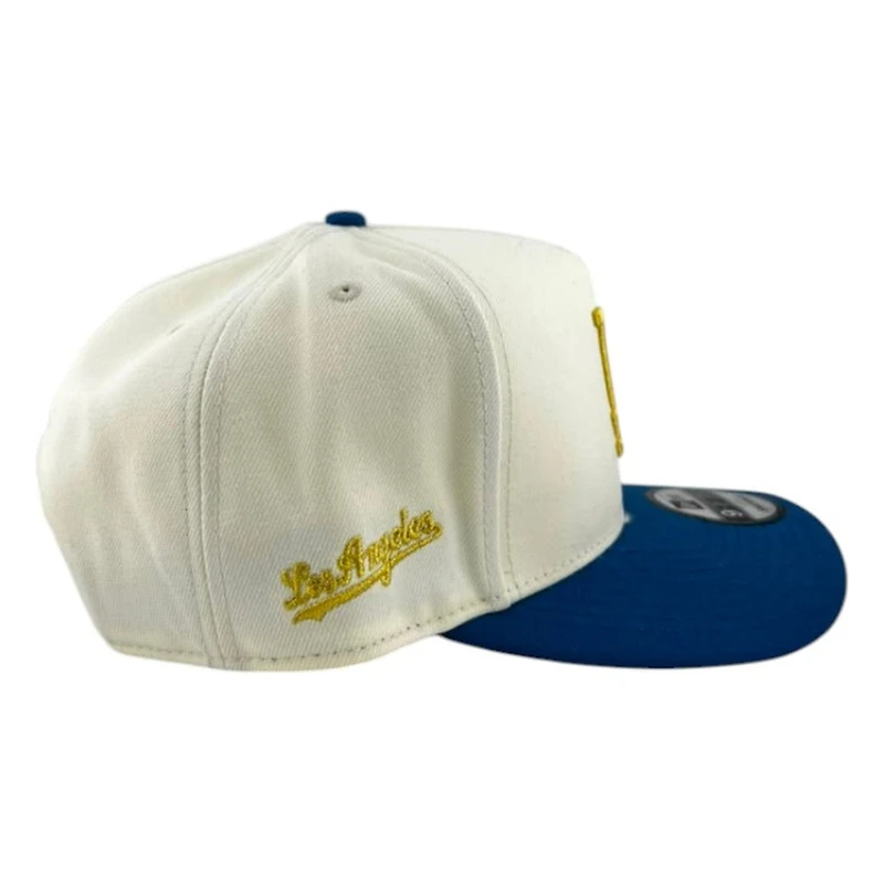 Los Angeles Dodgers Chrome and Blue Summer of Chrome New Era 9FIFTY A-Frame Hat