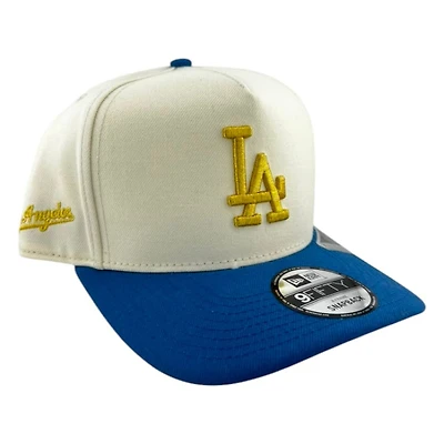 Los Angeles Dodgers Chrome and Blue Summer of Chrome New Era 9FIFTY A-Frame Hat