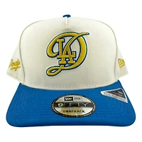 Los Angeles Dodgers Chrome and Blue City Connect Summer of Chrome New Era 9FIFTY A-Frame Hat