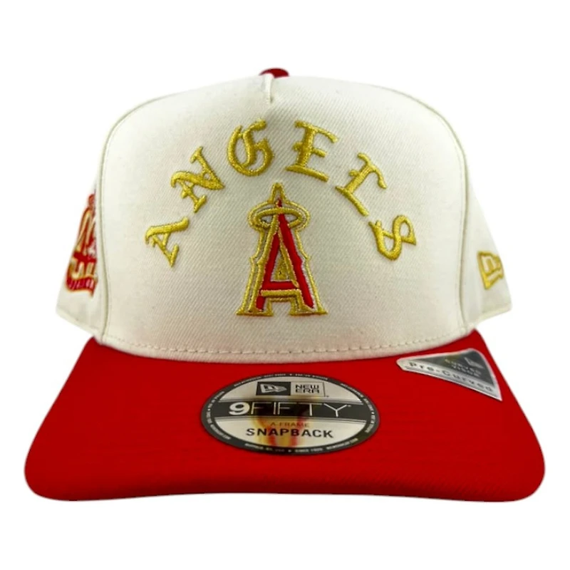 Los Angeles Angels Chrome and Red Arch Summer of Chrome New Era 9FIFTY A-Frame Hat