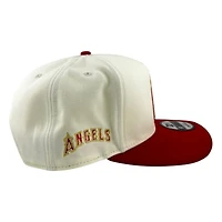 Los Angeles Angels Chrome and Red Summer of Chrome New Era 9FIFTY A-Frame Hat