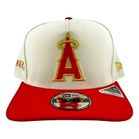 Los Angeles Angels Chrome and Red Summer of Chrome New Era 9FIFTY A-Frame Hat