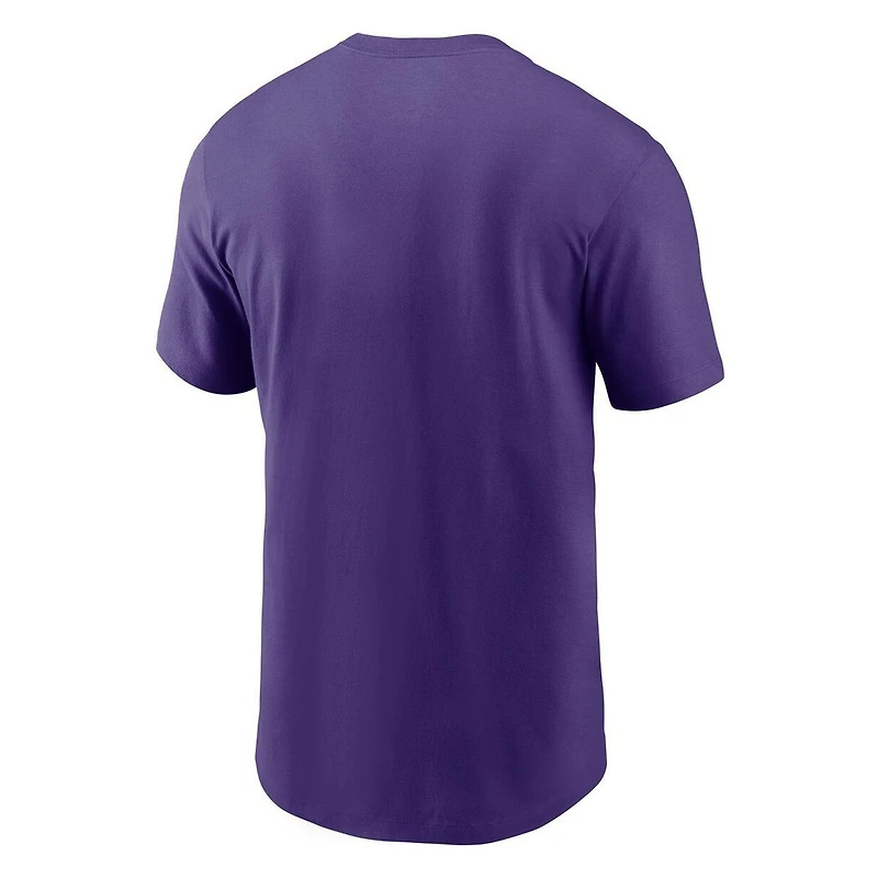 LSU Tigers Purple Campus Primetime Logo Back to School Nike T-Shirt