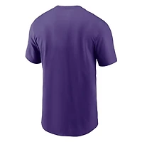 LSU Tigers Purple Campus Primetime Logo Back to School Nike T-Shirt