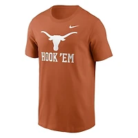 Texas Longhorns Orange Primetime Logo Hook Em Nike T-Shirt