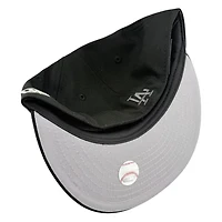 Los Angeles Dodgers Black Old English "Eazy Duz It" Back to Champs Patch New Era 59FIFTY Fitted Hat