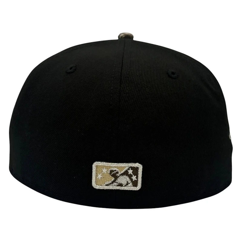 Akron RubberDucks Black and Realtree Eastern League Patch New Era 59FIFTY Fitted Hat