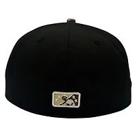 Akron RubberDucks Black and Realtree Eastern League Patch New Era 59FIFTY Fitted Hat