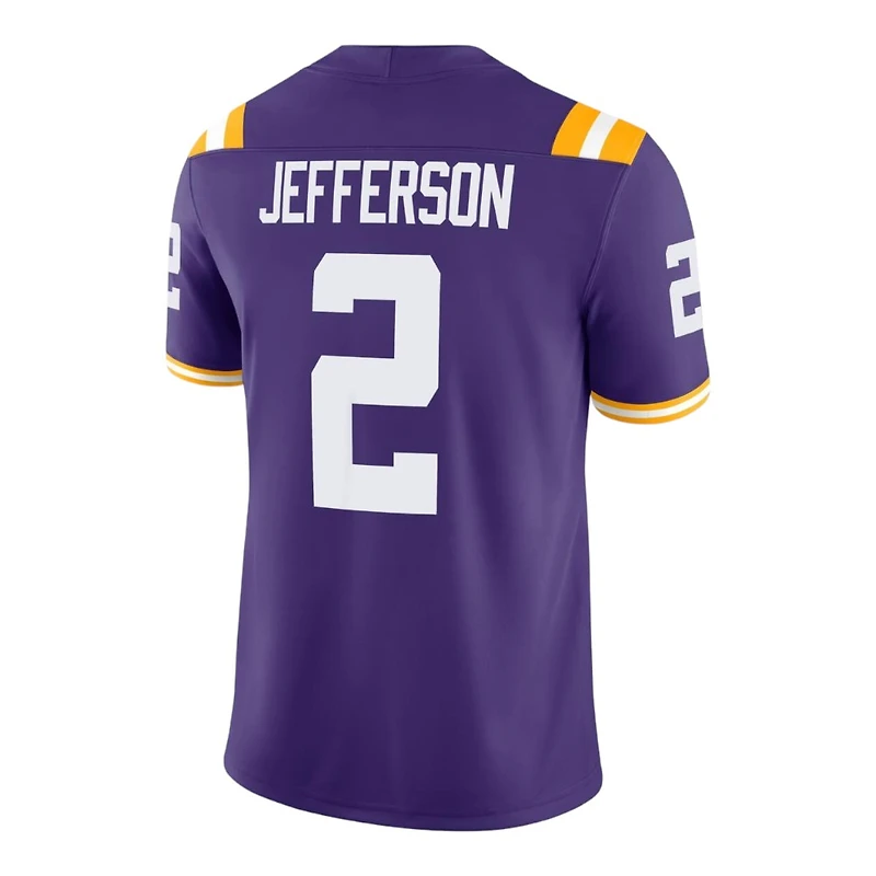 LSU Tigers Justin Jefferson Purple NCAA Nike Game Jersey