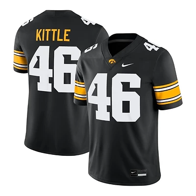 Iowa Hawkeyes George Kittle Black NCAA Nike Game Jersey