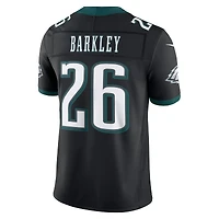 Philadelphia Eagles Saquon Barkley Black Nike Vapor F.U.S.E Stitched Limited Jersey