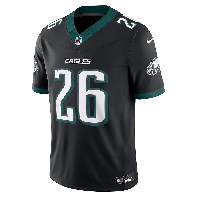 Philadelphia Eagles Saquon Barkley Black Nike Vapor F.U.S.E Stitched Limited Jersey