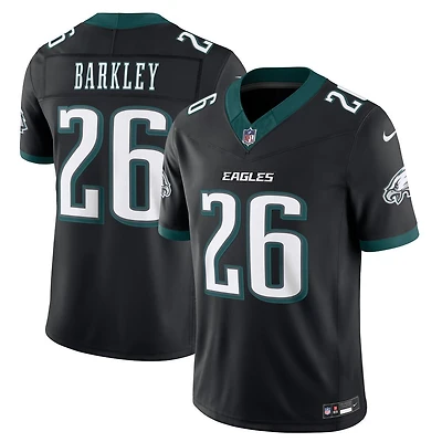 Philadelphia Eagles Saquon Barkley Black Nike Vapor F.U.S.E Stitched Limited Jersey