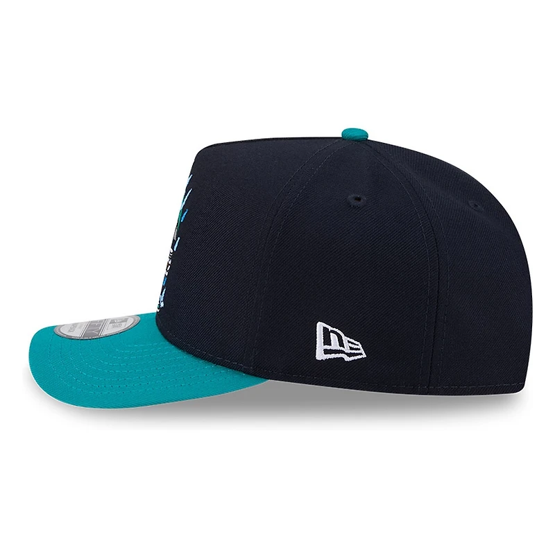 Seattle Mariners Navy Cartoon New Era 9FIFTY A-Frame Snapback Hat