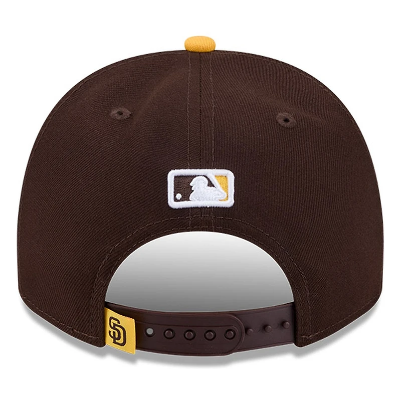 San Diego Padres Brown Cartoon New Era 9FIFTY A-Frame Snapback Hat