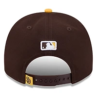 San Diego Padres Brown Cartoon New Era 9FIFTY A-Frame Snapback Hat