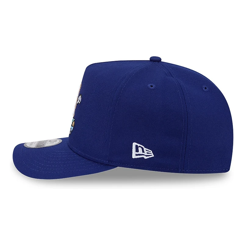 Los Angeles Dodgers Navy Cartoon New Era 9FIFTY A-Frame Snapback Hat