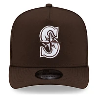 Seattle Mariners Walnut Brown New Era 9FIFTY A-Frame Snapback Hat
