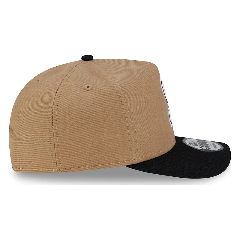 Seattle Mariners Khaki and Black New Era 9FIFTY A-Frame Snapback Hat