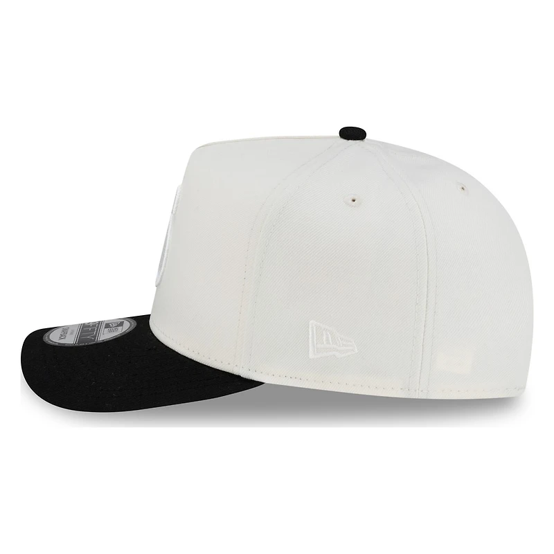 Seattle Mariners Chrome and Black New Era 9FIFTY A-Frame Snapback Hat