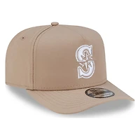 Seattle Mariners Camel New Era 9FIFTY A-Frame Snapback Hat