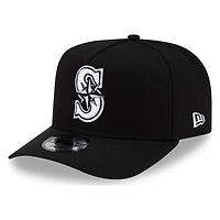 Seattle Mariners Black 30th Anniversary Patch Icy Blue UV Mariners Patch New Era 9FIFTY A-Frame Snapback Hat