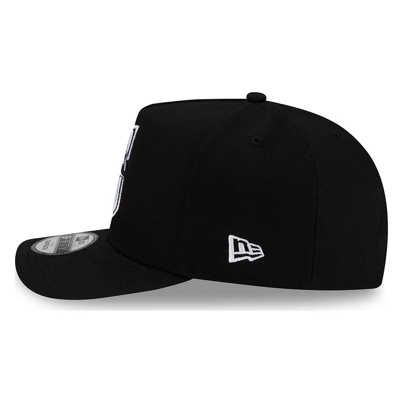 Seattle Mariners Black 30th Anniversary Patch Icy Blue UV Mariners Patch New Era 9FIFTY A-Frame Snapback Hat