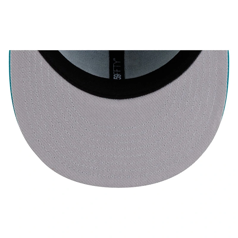 Seattle Mariners Teal Tonal M's Logo New Era 59FIFTY Fitted Hat