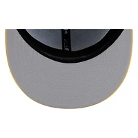 Seattle Mariners Royal and Yellow Trident Logo New Era 59FIFTY Fitted Hat