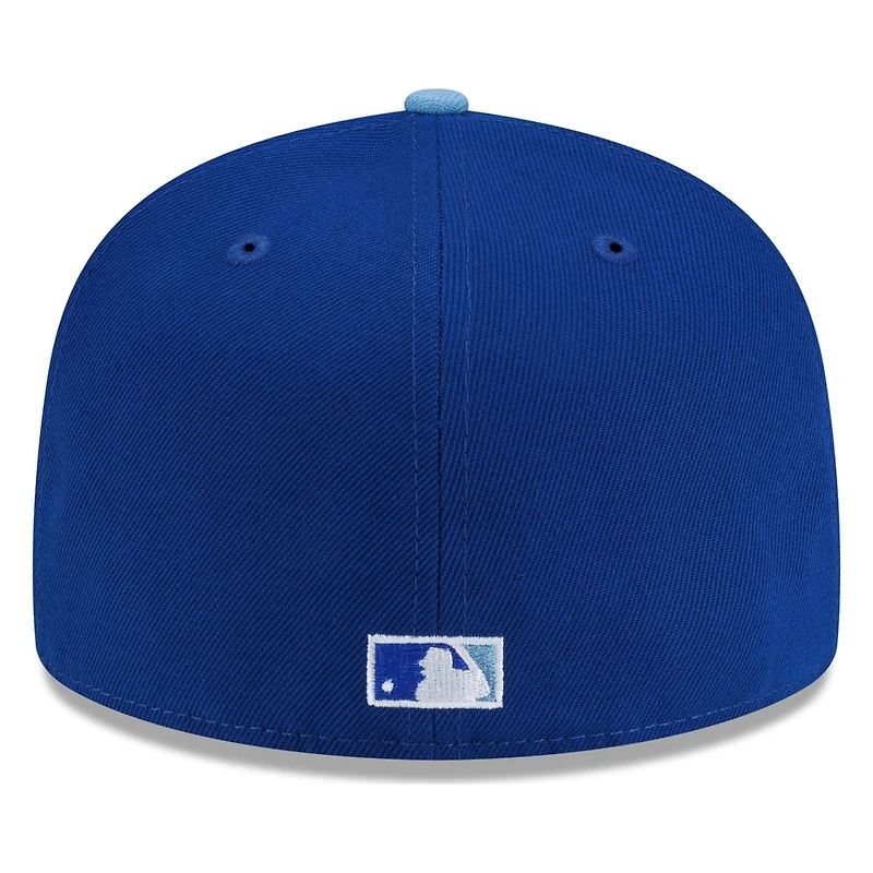 Seattle Mariners Royal and Light Blue M's Logo New Era 59FIFTY Fitted Hat