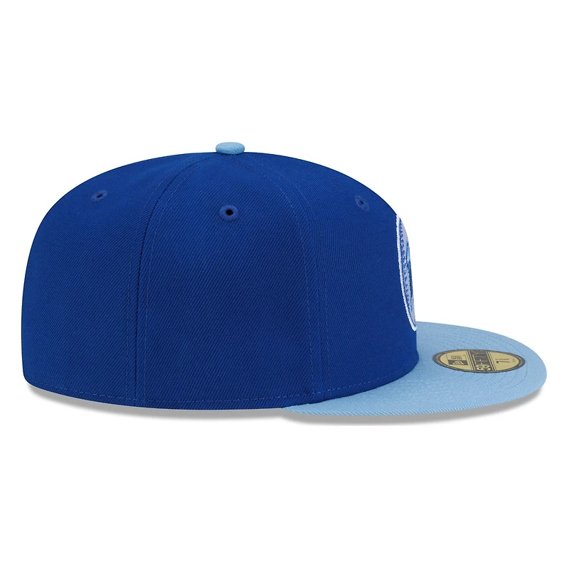 Seattle Mariners Royal and Light Blue M's Logo New Era 59FIFTY Fitted Hat