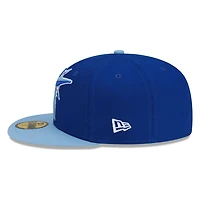Seattle Mariners Royal and Light Blue Compass Logo New Era 59FIFTY Fitted Hat