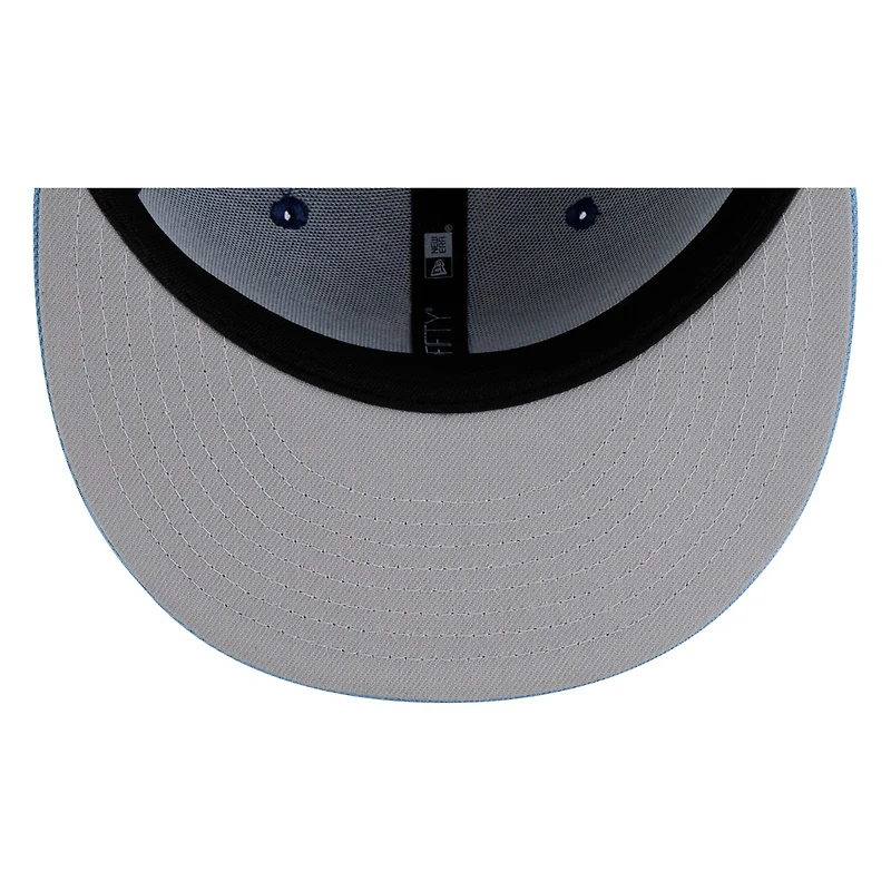 Seattle Mariners Royal and Light Blue Compass Logo New Era 59FIFTY Fitted Hat