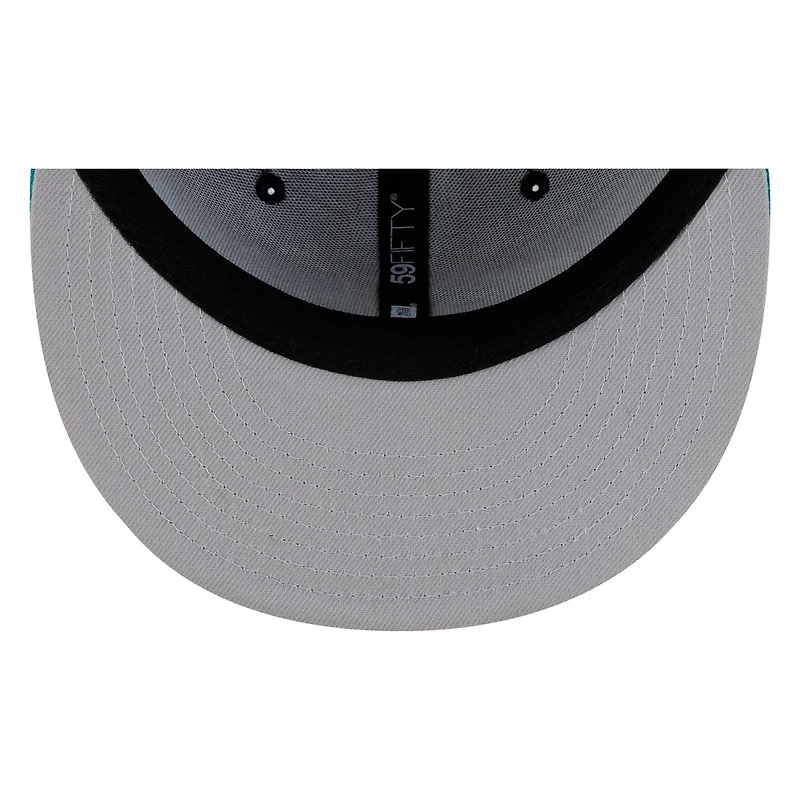 Seattle Mariners Navy and Teal Compass Logo New Era 59FIFTY Fitted Hat