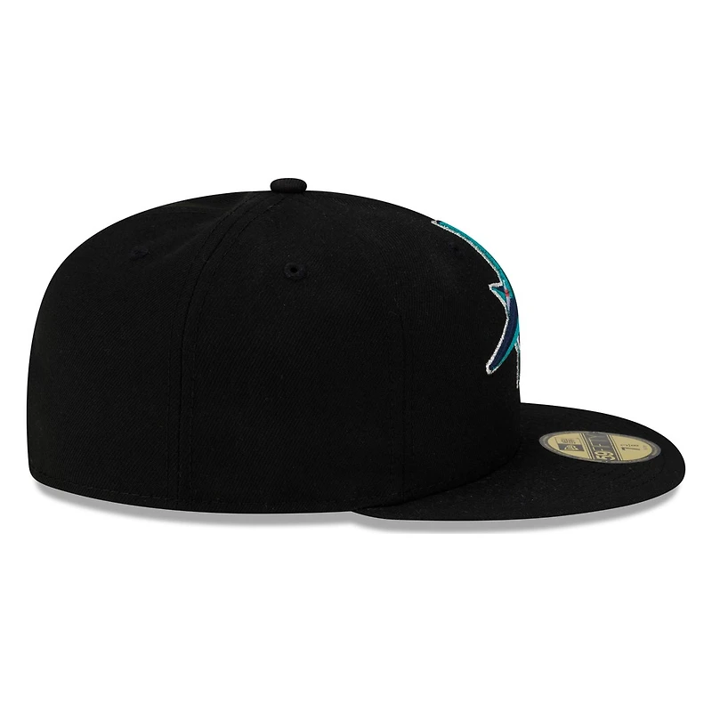 Seattle Mariners Navy Compass Logo New Era 59FIFTY Fitted Hat