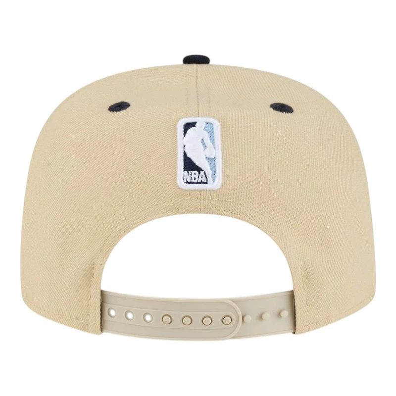 Utah Jazz Vegas Gold and Navy New Era 9FIFTY A-Frame Snapback