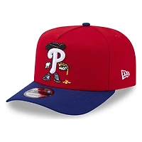 Philadelphia Phillies Two Tone Cartoon New Era 9FIFTY A-Frame Snapback Hat