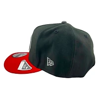 San Francisco 49ers Black and Red GameDay Graphite UV New Era 9FIFTY A-Frame Snapback