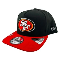 San Francisco 49ers Black and Red GameDay Graphite UV New Era 9FIFTY A-Frame Snapback