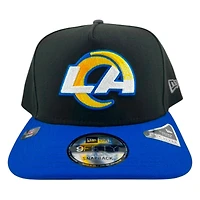 Los Angeles Rams Black and Royal Blue GameDay Graphite UV New Era 9FIFTY A-Frame Snapback