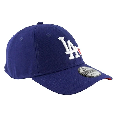 Los Angeles Dodgers Royal Blue with Heart New Era 9TWENTY Adjustable Hat