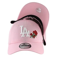 Los Angeles Dodgers Pink with Rose New Era 9TWENTY Adjustable Hat