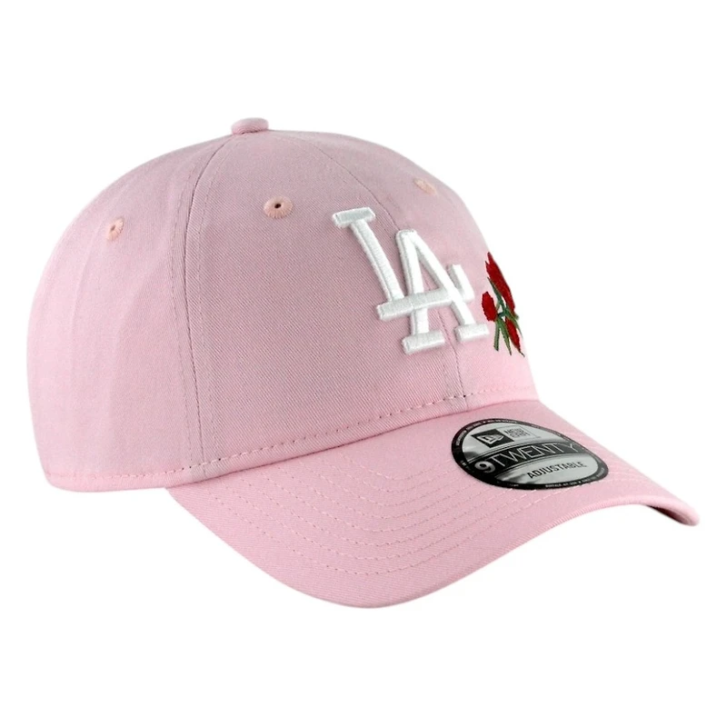 Los Angeles Dodgers Pink with Rose New Era 9TWENTY Adjustable Hat