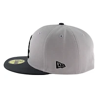 Chicago White Sox Gray and Black Two Tone Grey UV New Era 59FIFTY Fitted Hat