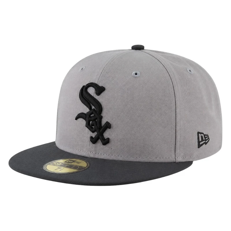 Chicago White Sox Gray and Black Two Tone Grey UV New Era 59FIFTY Fitted Hat