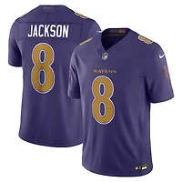 Baltimore Ravens Lamar Jackson Purple Alternate Nike Vapor F.U.S.E Stitched Limited Jersey