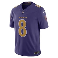 Baltimore Ravens Lamar Jackson Purple Alternate Nike Vapor F.U.S.E Stitched Limited Jersey